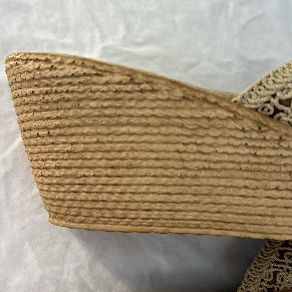 Sbicca Woven Jute Wedge Sandals - Picture 5 of 8